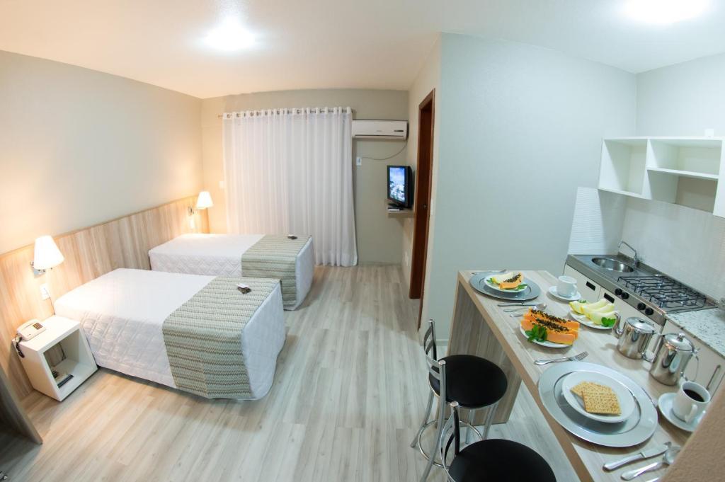 Aquarius Hotel Flat Residence Санта-Крус-до-Сул Номер фото